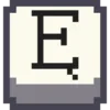 Стикер 9 Pixel Latin