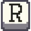 Стикер 25 Pixel Latin