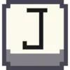 Стикер 14 Pixel Latin