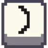 Стикер 49 Pixel Numbers