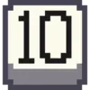 Стикер 11 Pixel Numbers