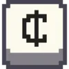 Стикер 17 Pixel Numbers
