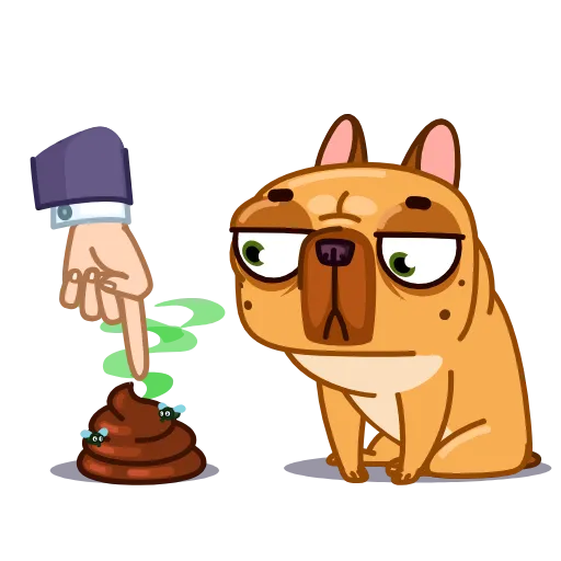 Стикер 12 Harry The Frenchie