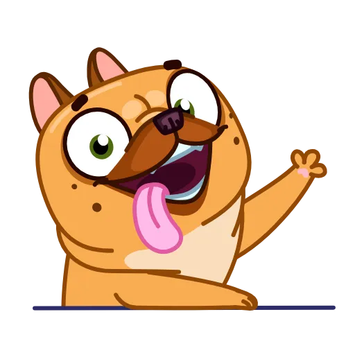 Стикер 6 Harry The Frenchie