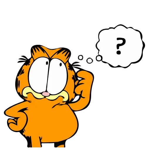 Стикер 9 Garfield