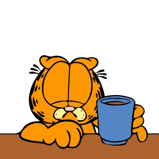 Стикер 7 Garfield