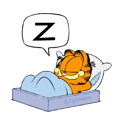 Стикер 3 Garfield