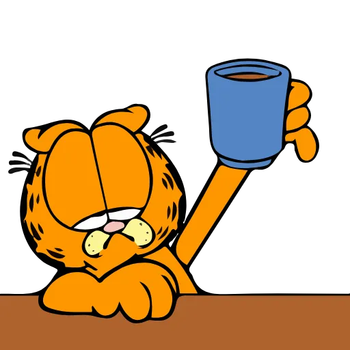 Стикер 6 Garfield