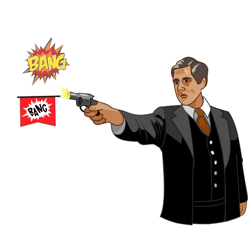 Стикер 5 The Godfather