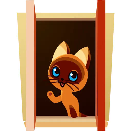 Стикер 5 Kittengav
