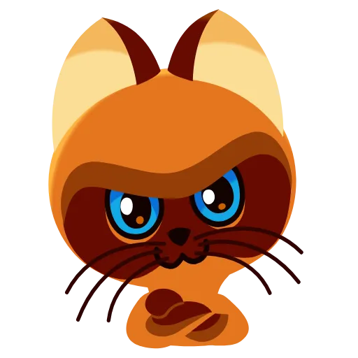 🤨 Эмодзи «Котёнок по имени Гав» для Telegram