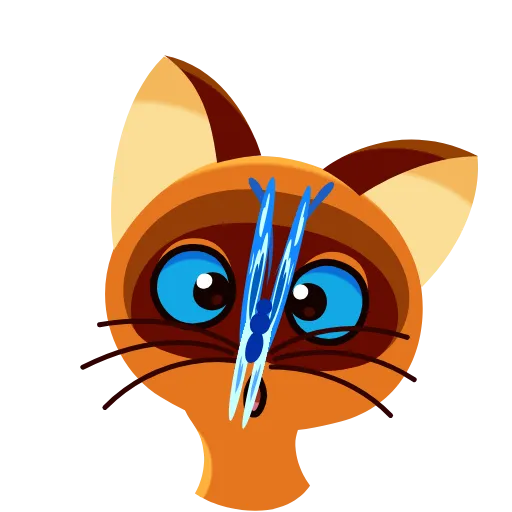 🦋 Эмодзи «Котёнок по имени Гав» для Telegram