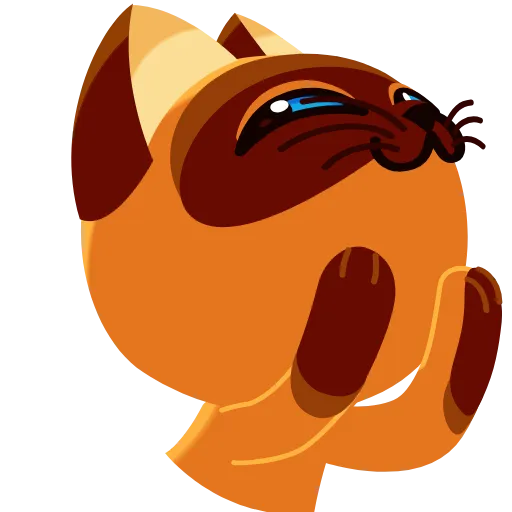 🤗 Эмодзи «Котёнок по имени Гав» для Telegram