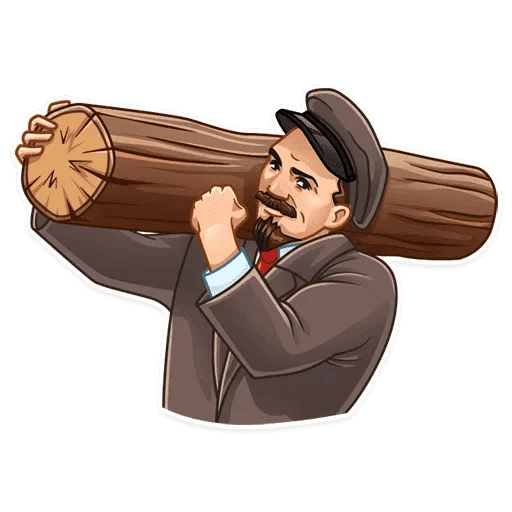 💪 Стикер «Набор стикеров с Лениным» для Telegram