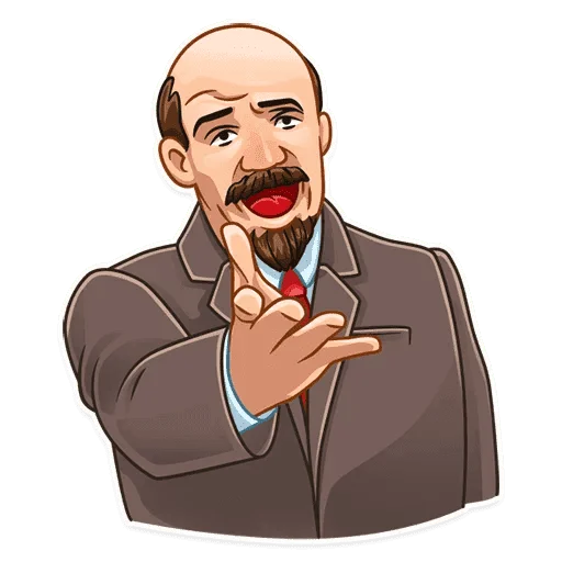 ❗ Стикер «Набор стикеров с Лениным» для Telegram