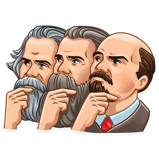 🤔 Стикер «Набор стикеров с Лениным» для Telegram