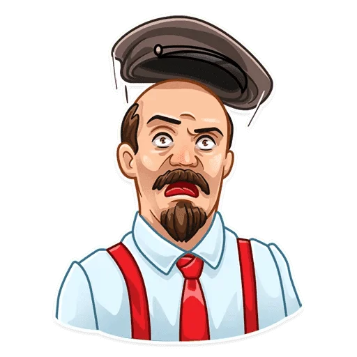😱 Стикер «Набор стикеров с Лениным» для Telegram