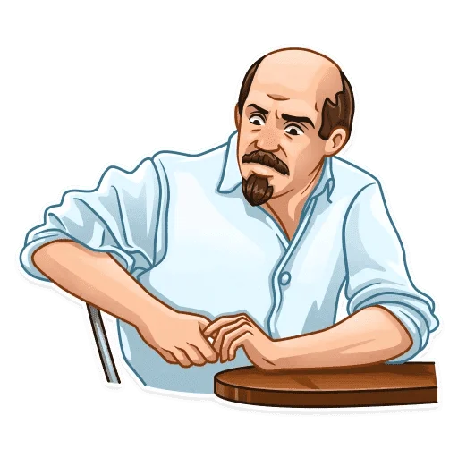 🤔 Стикер «Набор стикеров с Лениным» для Telegram