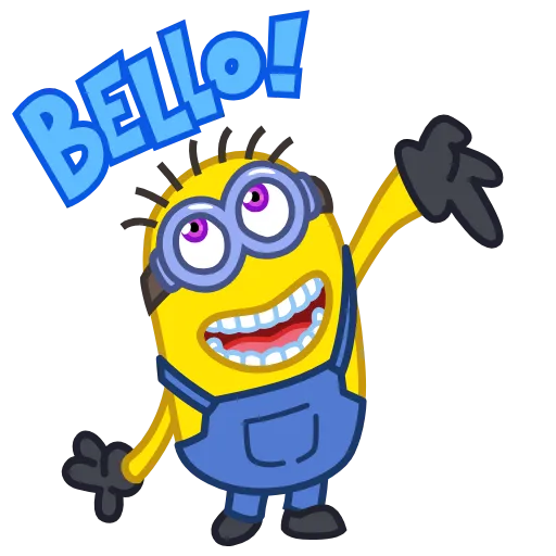 Стикер 5 Minions