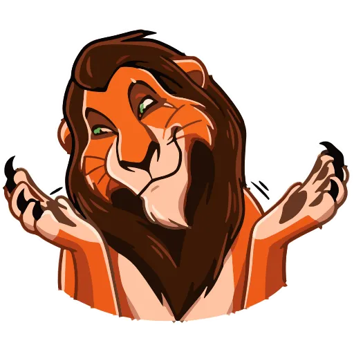 Стикер 15 Simba
