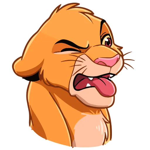 Стикер 16 Simba