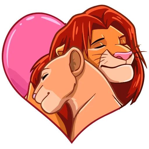 Стикер 10 Simba