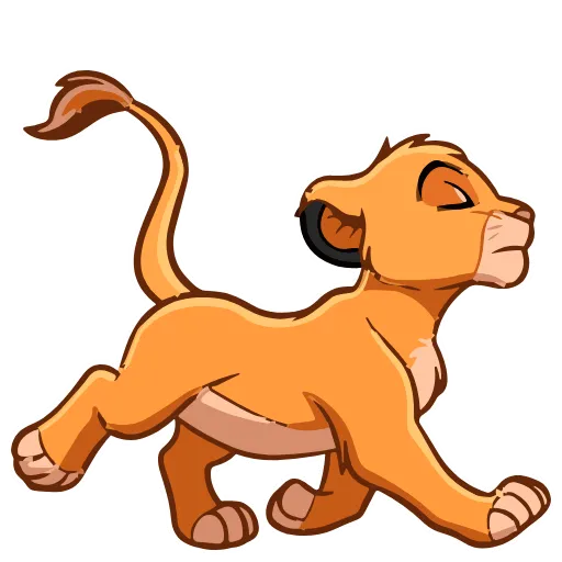 Стикер 25 Simba
