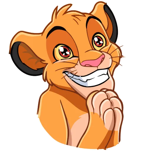 Стикер 14 Simba