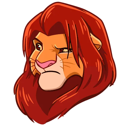 Стикер 12 Simba