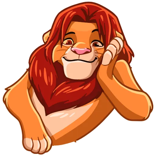 Стикер 6 Simba