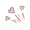❤️ Эмодзи «Буквы розовые и эмодзи» для Telegram