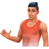 Стикер 15 💚 Набор эмоджи по игре «The Sims Симс»