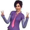 Стикер 12 💚 Набор эмоджи по игре «The Sims Симс»