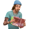 Стикер 19 💚 Набор эмоджи по игре «The Sims Симс»