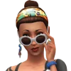 Стикер 3 💚 Набор эмоджи по игре «The Sims Симс»