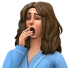 Стикер 5 💚 Набор эмоджи по игре «The Sims Симс»