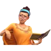 Стикер 17 💚 Набор эмоджи по игре «The Sims Симс»
