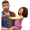 Стикер 10 💚 Набор эмоджи по игре «The Sims Симс»