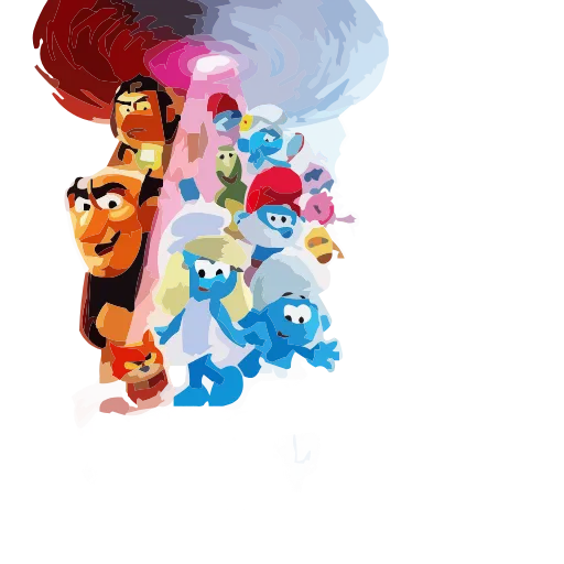 Стикер 2 The Smurfs HD