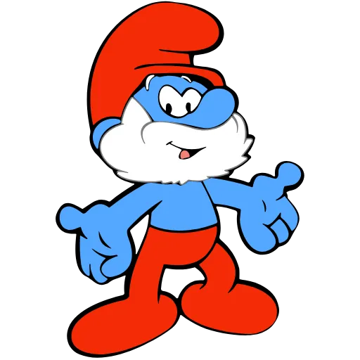 Стикер 3 The Smurfs HD