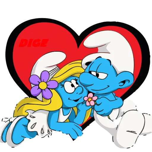 Стикер 4 The Smurfs HD