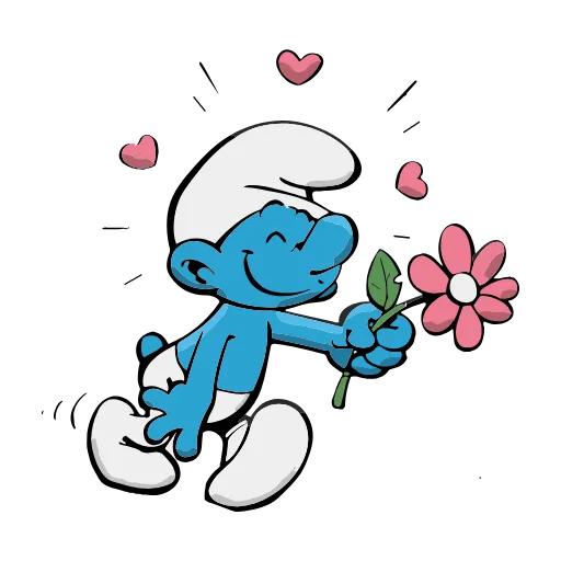 Стикер 10 The Smurfs HD