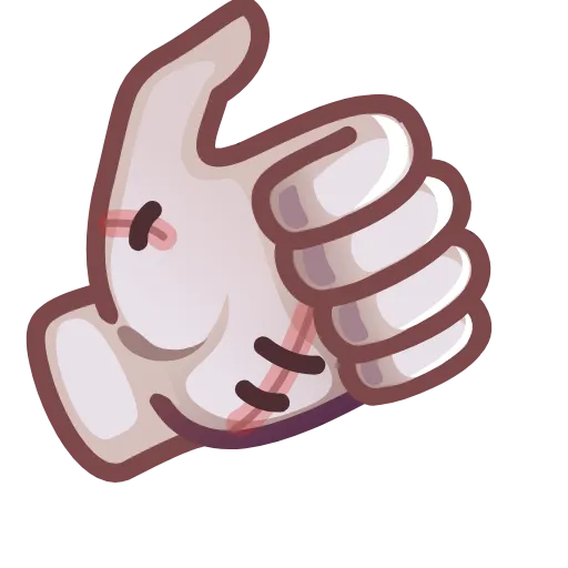 Стикер 6 The Thing Emoji