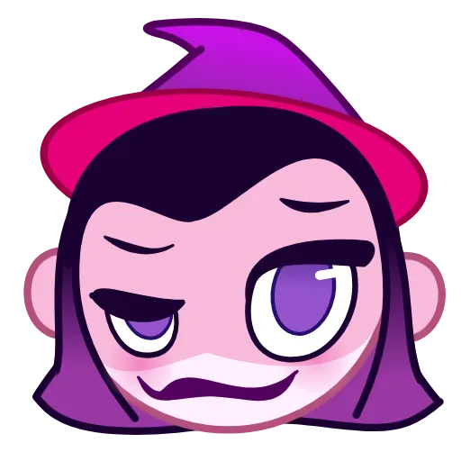 Стикер 23 The Witch Emoji