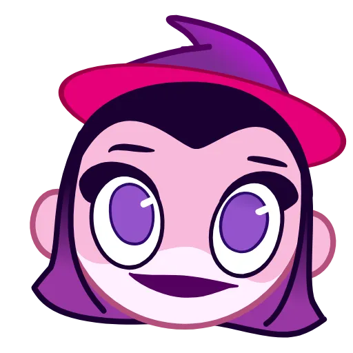 Стикер 4 The Witch Emoji