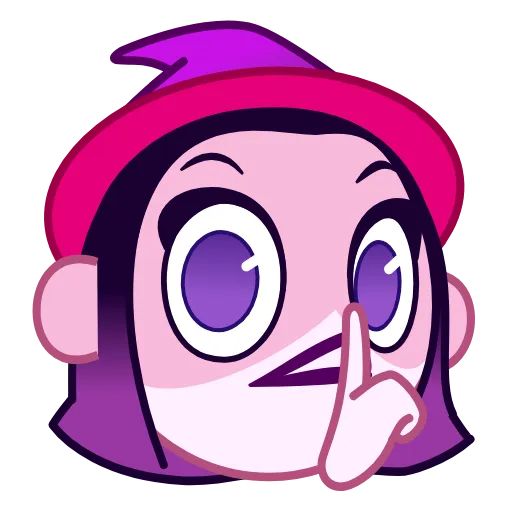 Стикер 20 The Witch Emoji