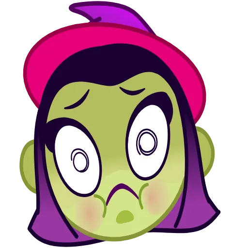 Стикер 24 The Witch Emoji