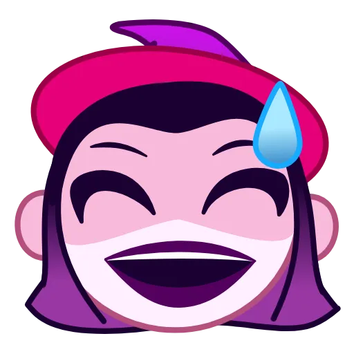 Стикер 3 The Witch Emoji