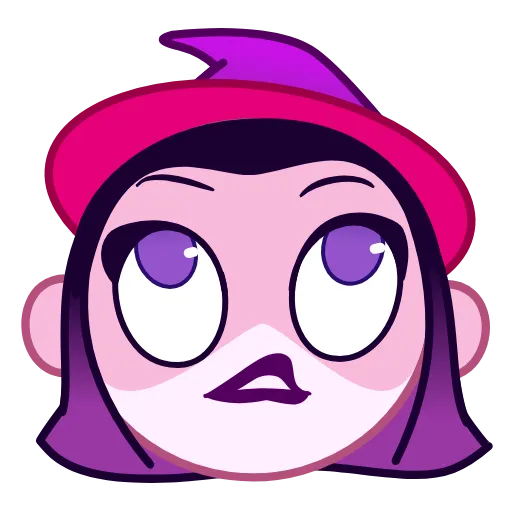 Стикер 22 The Witch Emoji