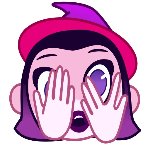 Стикер 18 The Witch Emoji